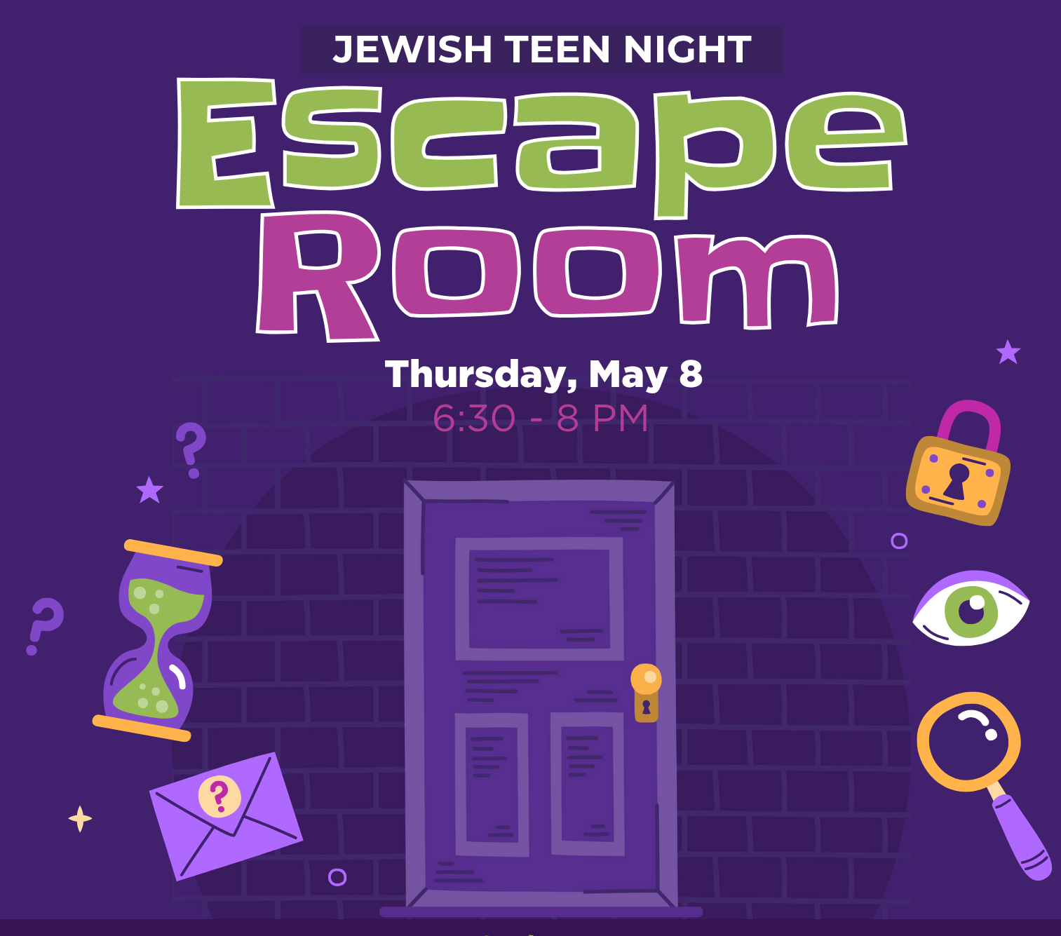 JewishTeenNightEscapeRoom_Flyer.pdf_PROFILE PHOTO