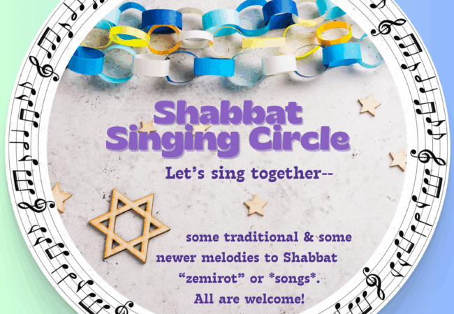 Shabbat Singing Circle